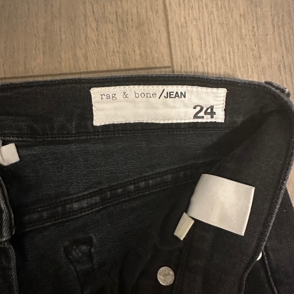 Rag & Bone Jeans Midrise Dre Capri Dark Gray Size 24 - Picture 4 of 7